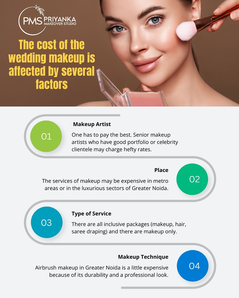 The cost of the wedding makeup is affected by several fact… | Flickr