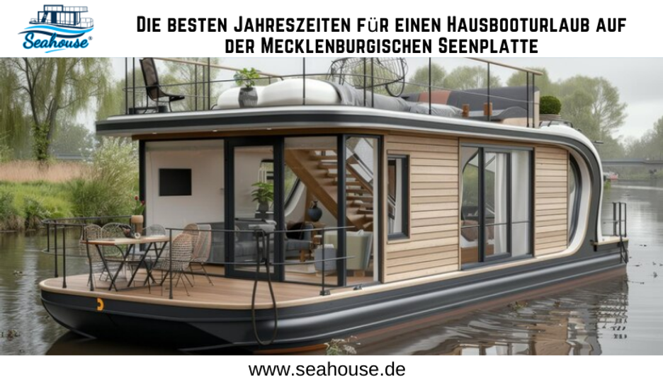 Die besten Jahreszeiten für einen Hausbooturlaub auf der Mecklenburgischen Seenplatte
