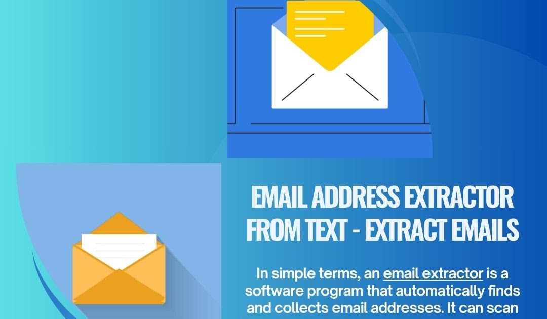 Email Address Extractor from Text - Extract Emails