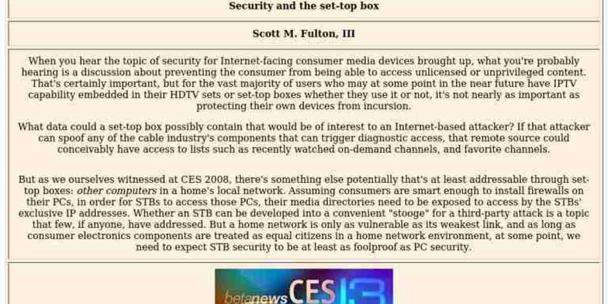 Consumer Device Security: Why Expo Gadgets Aren't Enough