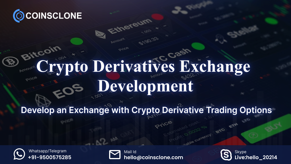 Crypto Derivatives Exchange Development Services - Coinsclone