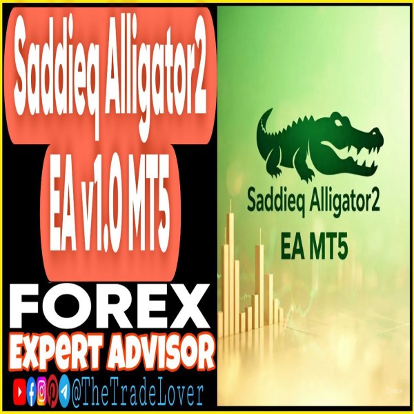 Saddieq Alligator2 EA v1.0 MT5 (Works on Build 5370+) | Forex Robot | MT5 Expert Advisor - The Trade Lovers