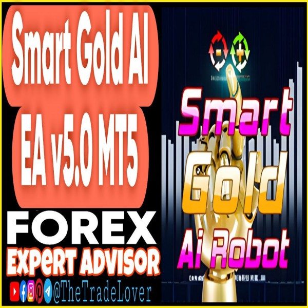 Smart Gold AI EA v5 MT5 (Works on Build 5370+) | Forex Robot | MT5 Expert Advisor - The Trade Lovers