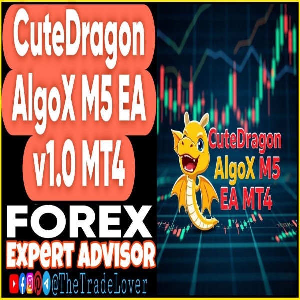 CuteDragon ALGOX M5 EA v1.0 MQ4 Source Code (Works on Build 1443+) | Forex Robot | MT4 Expert Advisor - The Trade Lovers