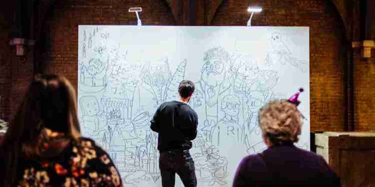 London Artist Hatch: Wizarding Christmas Magic Mural