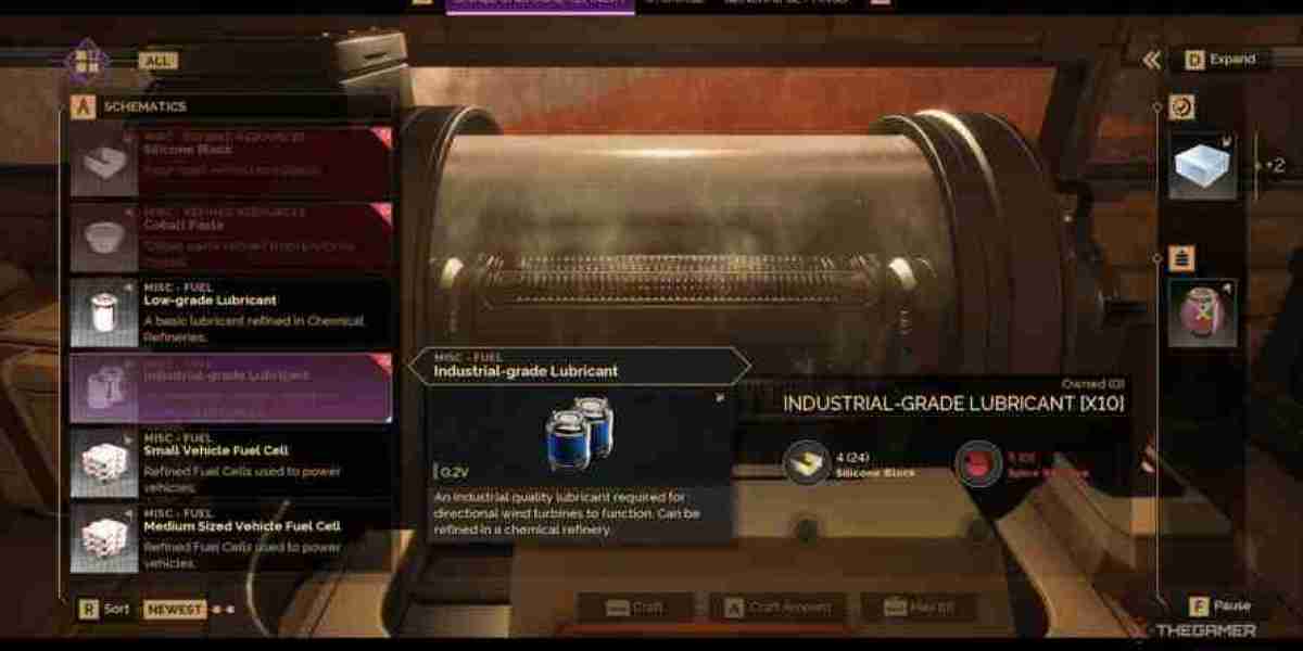 Lubricant in Dune: Awakening – Production & Usage Guide