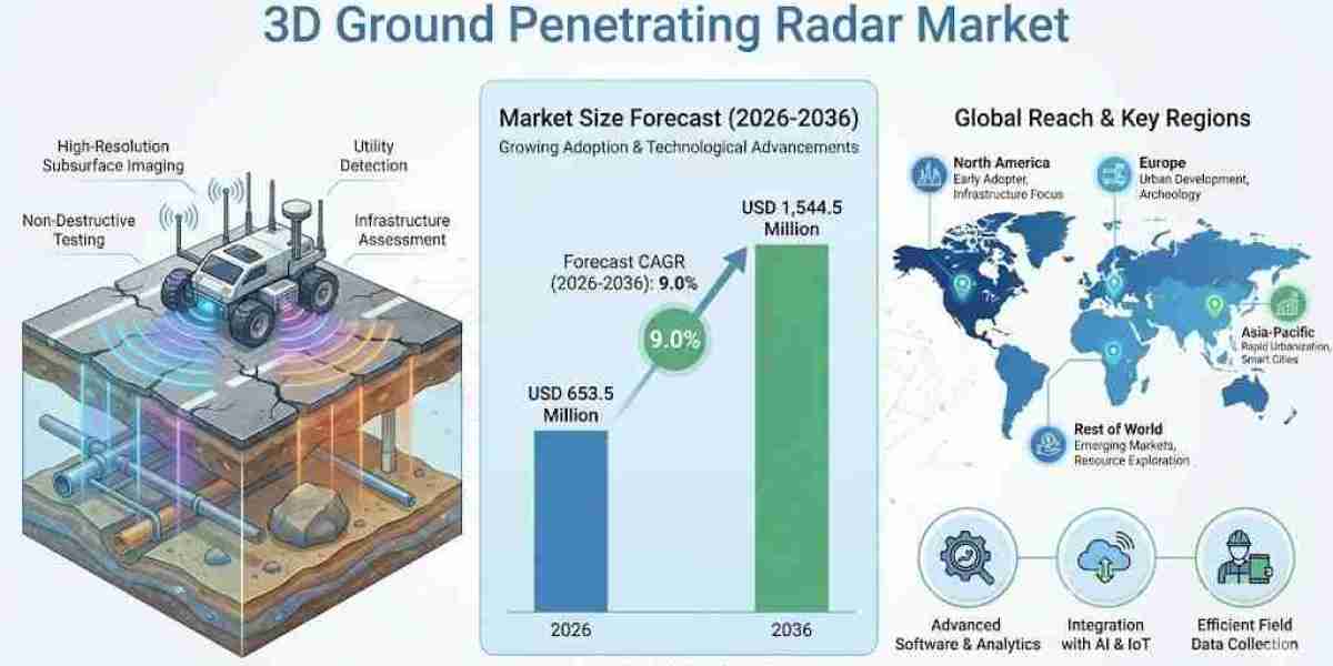 3D Ground Penetrating Radar Market Toward USD 1,544.5 million by 2036