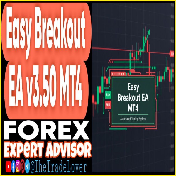 Easy Breakout EA v3.50 MT4 (Works on Build 1443+) | Forex Robot | MT4 Expert Advisor - The Trade Lovers