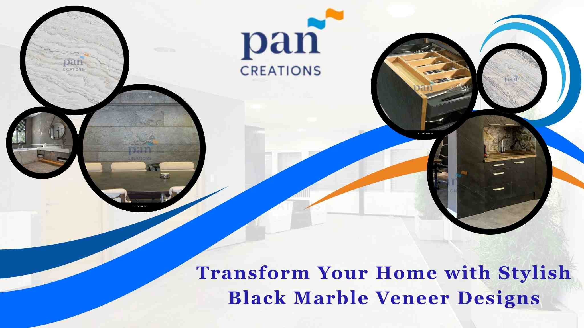Transform Your Home with Stylish Black Marble Veneer Designs