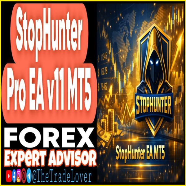 StopHunter Pro EA v11 MT5 (Works on Build 5572+) | Forex Robot | MT5 Expert Advisor - The Trade Lovers
