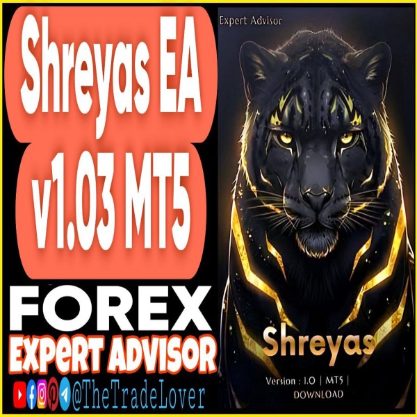 Shreyas EA v1.03 MT5 (Works on Build 5572+) | Forex Robot | MT5 Expert Advisor - The Trade Lovers