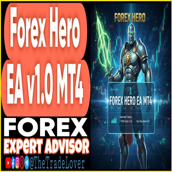 Forex Hero EA v1.0 MT4 (Works on Build 1455+) | Forex Robot | MT4 Expert Advisor - The Trade Lovers