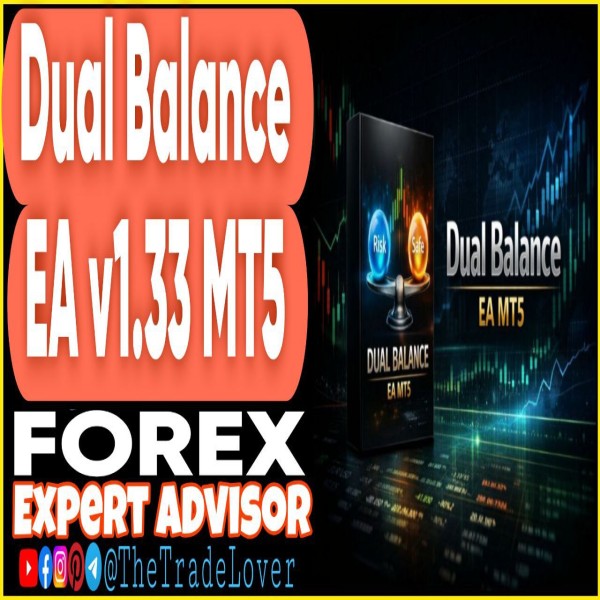 Dual Balance EA v1.33 MT5 (Works on Build 5572+) | Forex Robot | MT5 Expert Advisor - The Trade Lovers