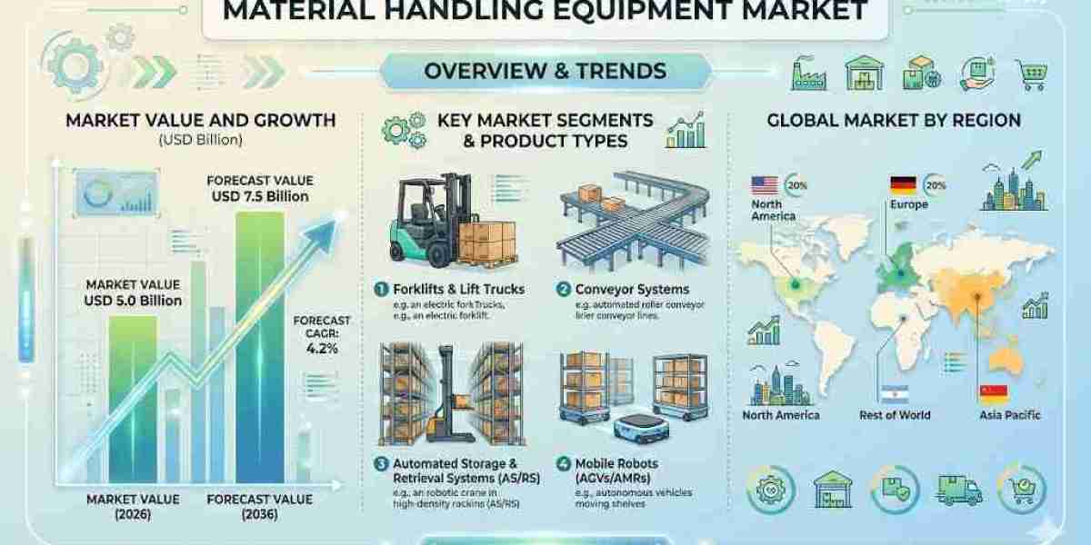 Material Handling Equipment Market Growth to USD 7.5 billion by 2036