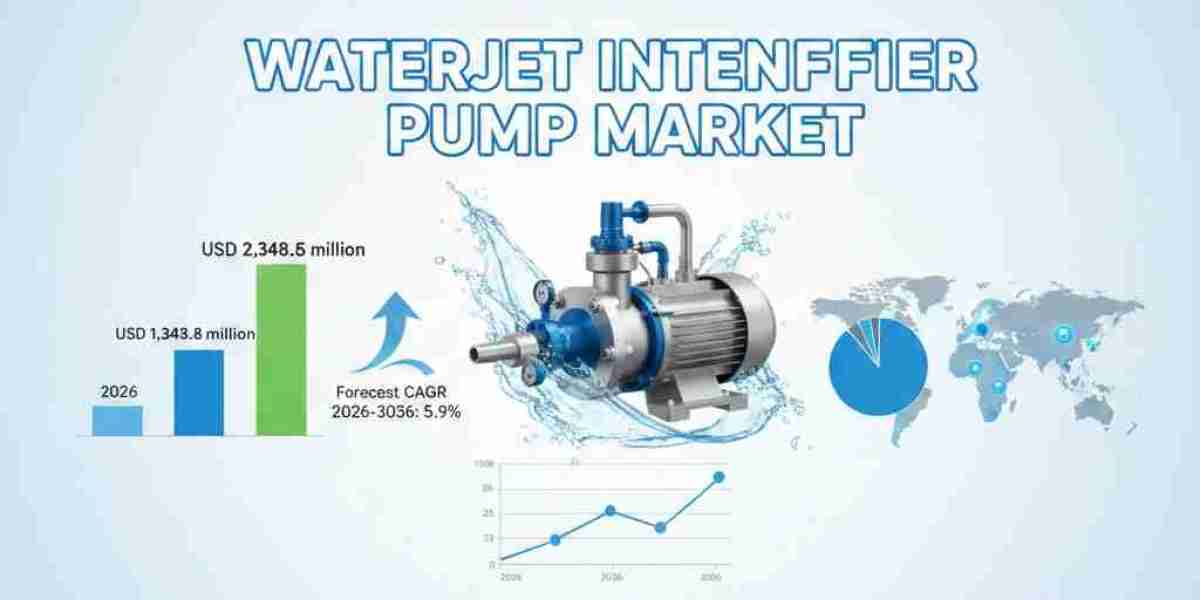 Waterjet Intensifier Pump Market Growth to USD 2,348.5 million by 2036