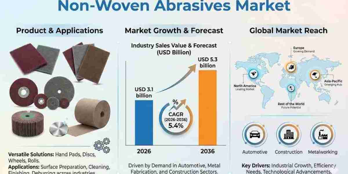 Non-Woven Abrasives Market toward USD 5.3 billion by 2036
