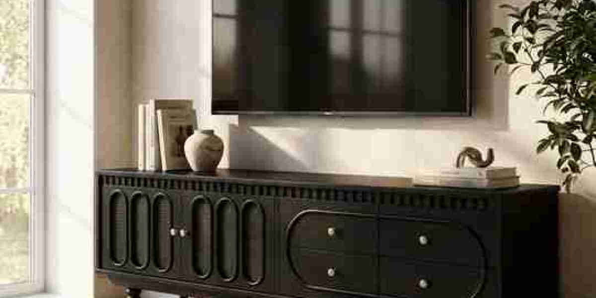 Purchase Premium Bĺack TV Unit for Room | Heera Moti Corporation