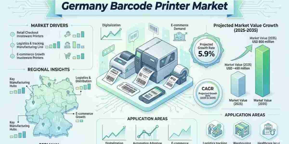 Germany Barcode Printer Market Report Confirms USD 800 million by 2035