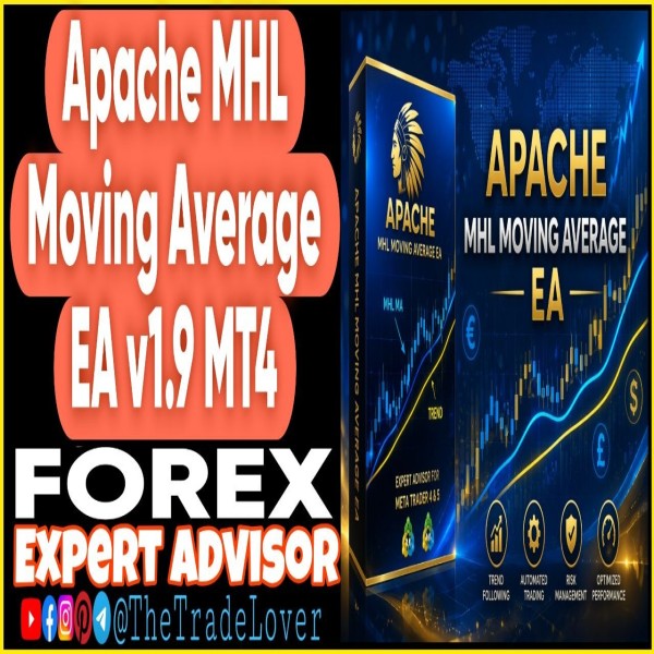 Apache MHL Moving Average EA v1.9 MT4 (Works on Build 1471) | Forex Robot | MT4 Expert Advisor - The Trade Lovers