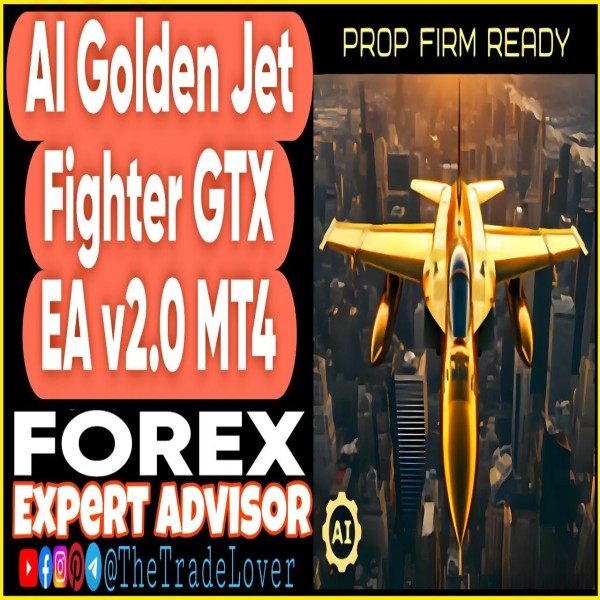 AI Golden Jet Fighter GTX EA v2.0 MT4 (Works on Build 1471) | Forex Robot | MT4 Expert Advisor - The Trade Lovers