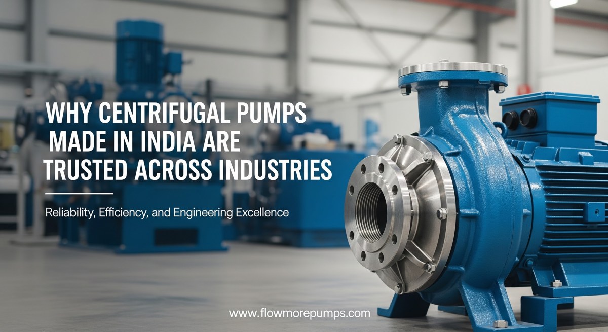 Why Centrifugal Pumps Made in India Are Trusted Across Industries