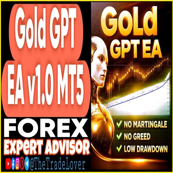 GOLD GPT EA v1.0 MT5 (Works on Build 5660) | Forex Robot | MT5 Expert Advisor - The Trade Lovers
