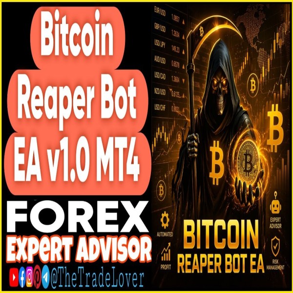Bitcoin Reaper Bot EA v1.0 MT4 (Works on Build 1471) | Forex Robot | MT4 Expert Advisor - The Trade Lovers
