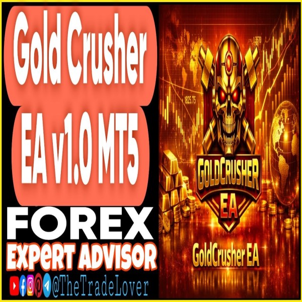 GoldCrusher V2 EA v1.0 MT5 (Works on Build 5660) | Forex Robot | MT5 Expert Advisor - The Trade Lovers