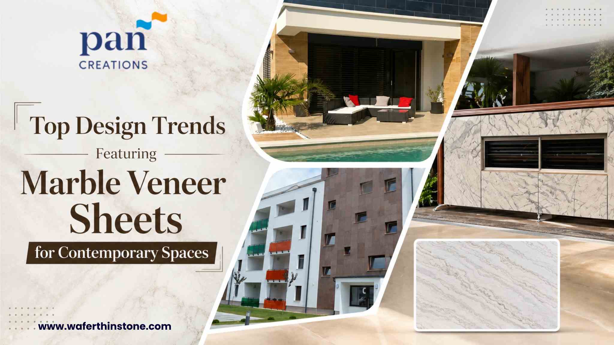 Top Design Trends Featuring Marble Veneer Sheets for Contemporary Spaces