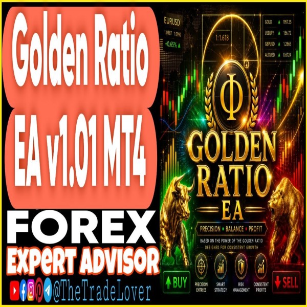 Golden Ratio EA v1.01 MT4 (Works on Build 1471) | Forex Robot | MT4 Expert Advisor - The Trade Lovers