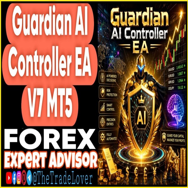 Guardian AI Controller EA v7 MT5 (Works on Build 5836) | Forex Robot | MT5 Expert Advisor - The Trade Lovers