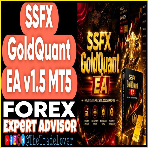 SSFX GoldQuant EA v1.5 MT5 (Works on Build 5836) | Forex Robot | MT5 Expert Advisor - The Trade Lovers