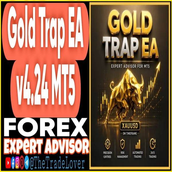 Gold Trap EA v4.24 MT5 + Presets (Works on Build 5836) | Forex Robot | MT5 Expert Advisor - The Trade Lovers