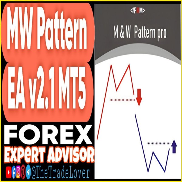 MW Pattern EA v2.1 MT5 (Works on Build 6061) | Forex Robot | MT5 Expert Advisor - The Trade Lovers