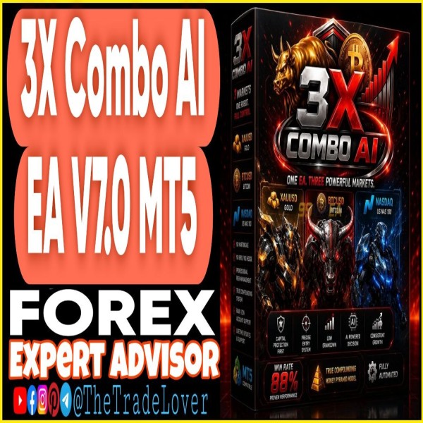 3X Combo AI EA v7.0 MQ5 Source Code (Works on Build 6061) | Forex Robot | MT5 Expert Advisor - The Trade Lovers