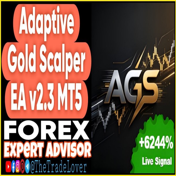 Adaptive Gold Scalper EA v2.0 MQ5 Source Code (Works on Build 6061) | Forex Robot | MT5 Expert Advisor - The Trade Lovers