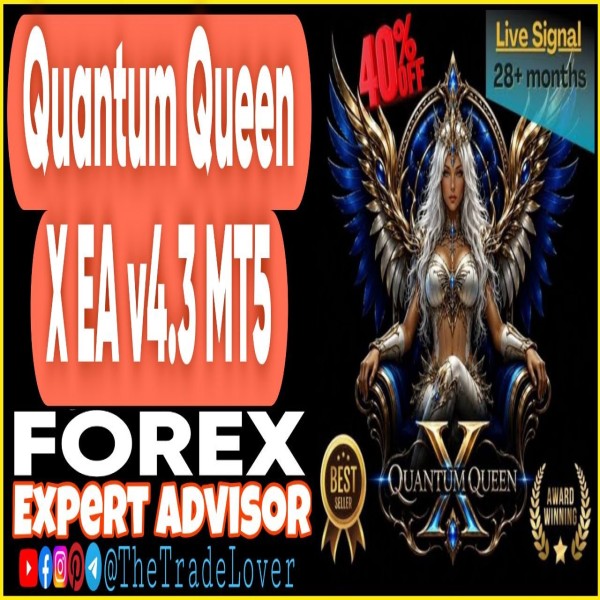 Quantum Queen X EA v4.3 MT5 (Works on Build 6061) | Forex Robot | MT5 Expert Advisor - The Trade Lovers