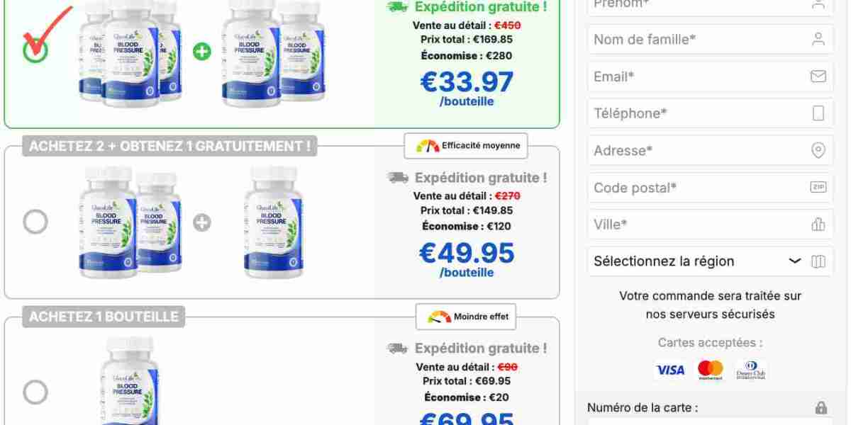 GlucoLife+ Blood Pressure France: comment sélectionner avec