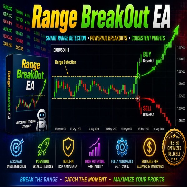 Range BreakOut EA v1.01 MQ5 Source Code - AtomFX Store