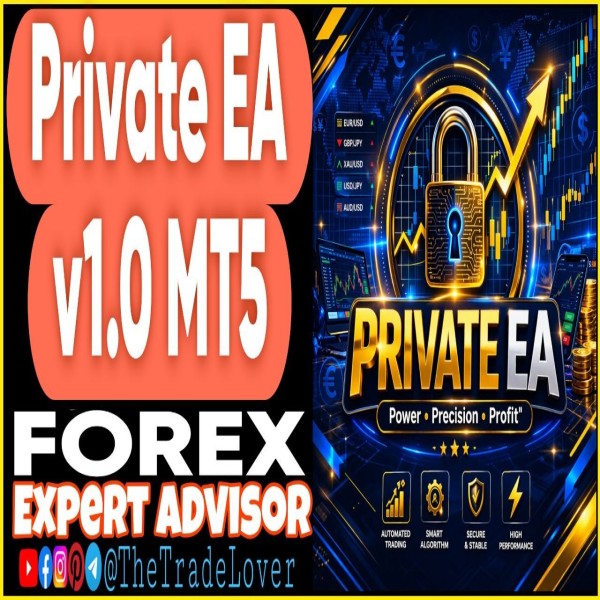 Private EA v1.0 MQ5 Source Code (Works on Build 6061) | Forex Robot | MT5 Expert Advisor - The Trade Lovers