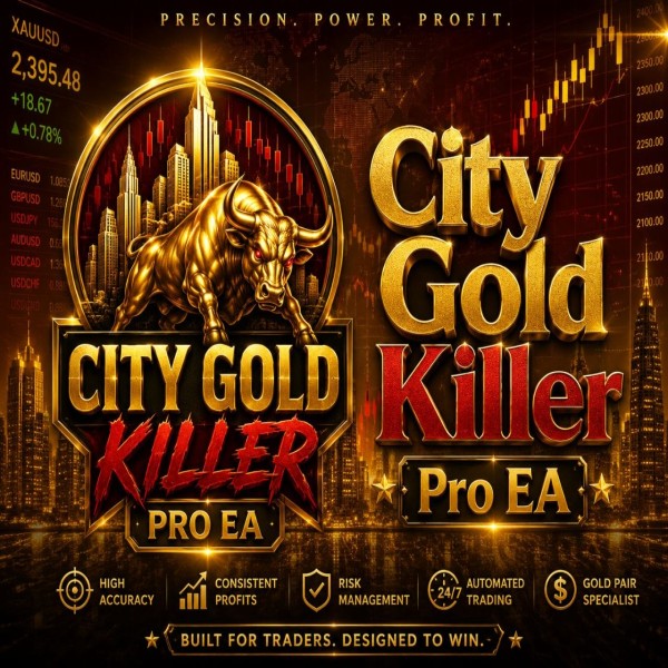 City Gold Killer Pro EA v1.0 MT5 - AtomFX Store