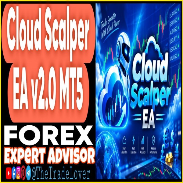 Cloud Scalper EA v2.0 MT5 (Works on Build 6230) | Forex Robot | MT5 Expert Advisor - The Trade Lovers