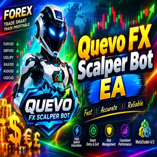 Quevo FX Scalper Bot EA v4.0 MT5 - AtomFX Store