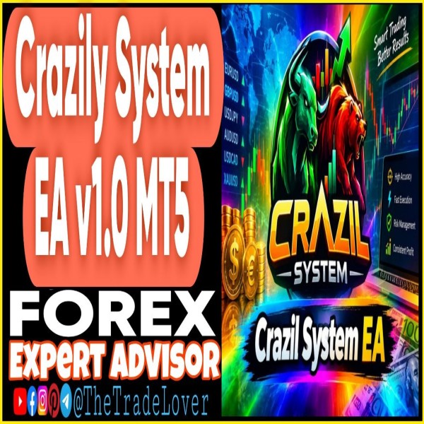 Crazil System EA v1.0 MT5 (Works on Build 6230) | Forex Robot | MT5 Expert Advisor - The Trade Lovers