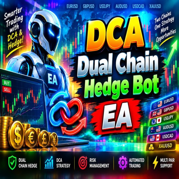 DCA Dual Chain Hedge Bot EA v1.0 MT5 - AtomFX Store