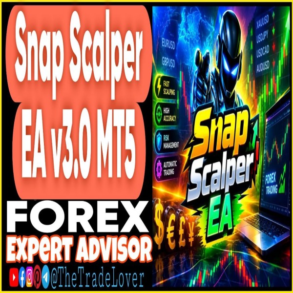 Snap Scalper EA v3.0 MT5 (Works on Build 6230) | Forex Robot | MT5 Expert Advisor - The Trade Lovers
